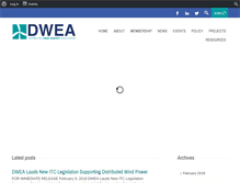 Tablet Screenshot of distributedwind.org